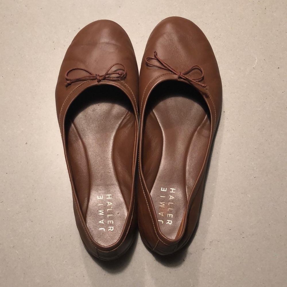 Jamie Haller Ballet Slipper in Rugine